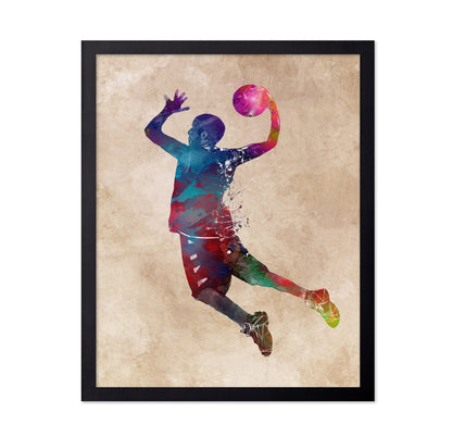 Colorful Basketball Player