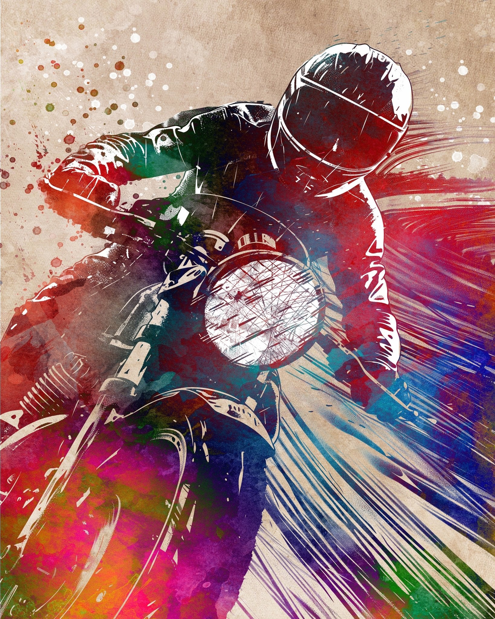 Sport Motor Rider Art