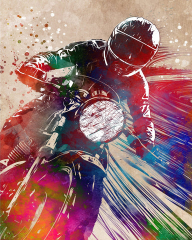 Sport Motor Rider Art