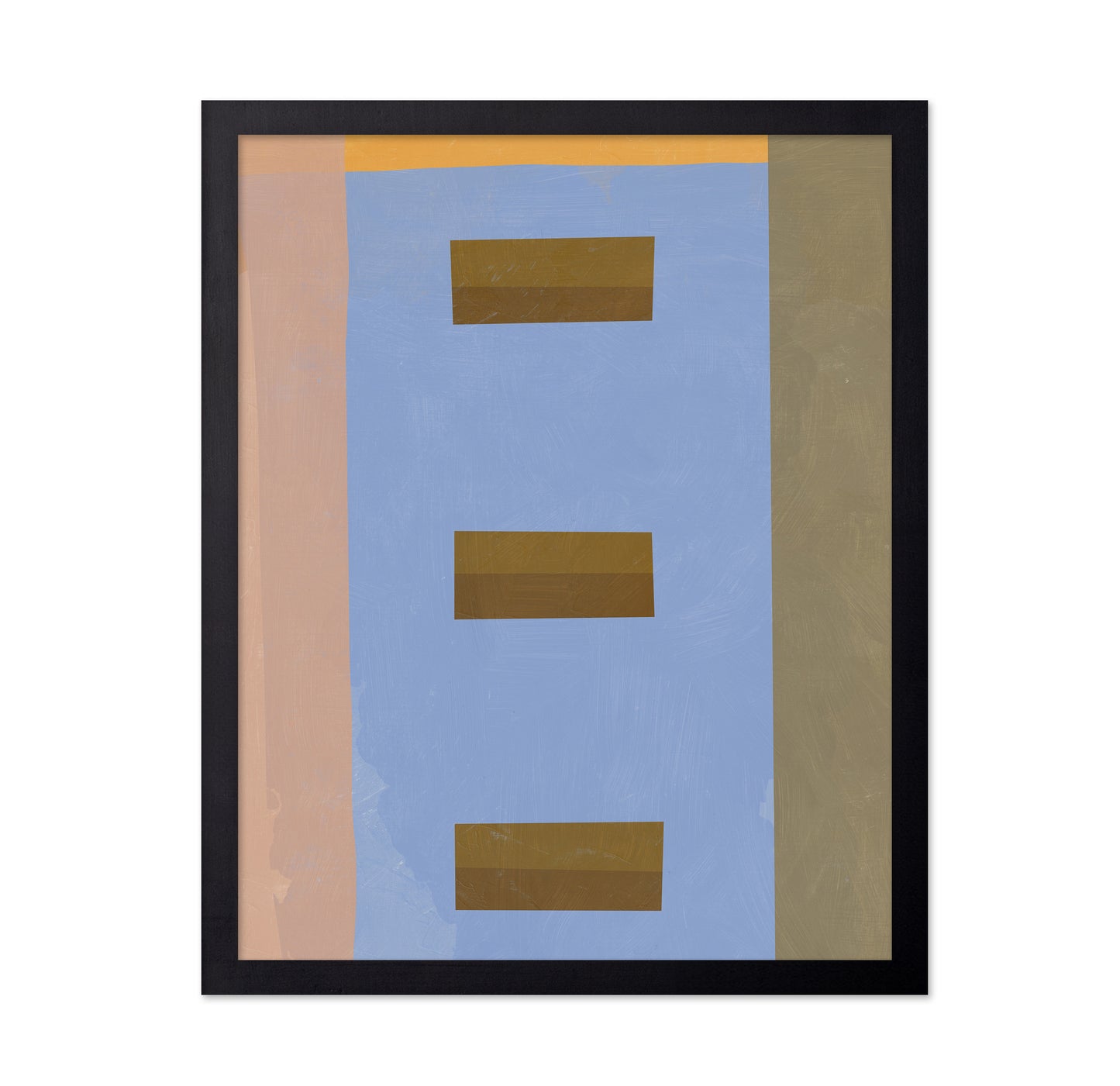 Abstract Blue Blocks