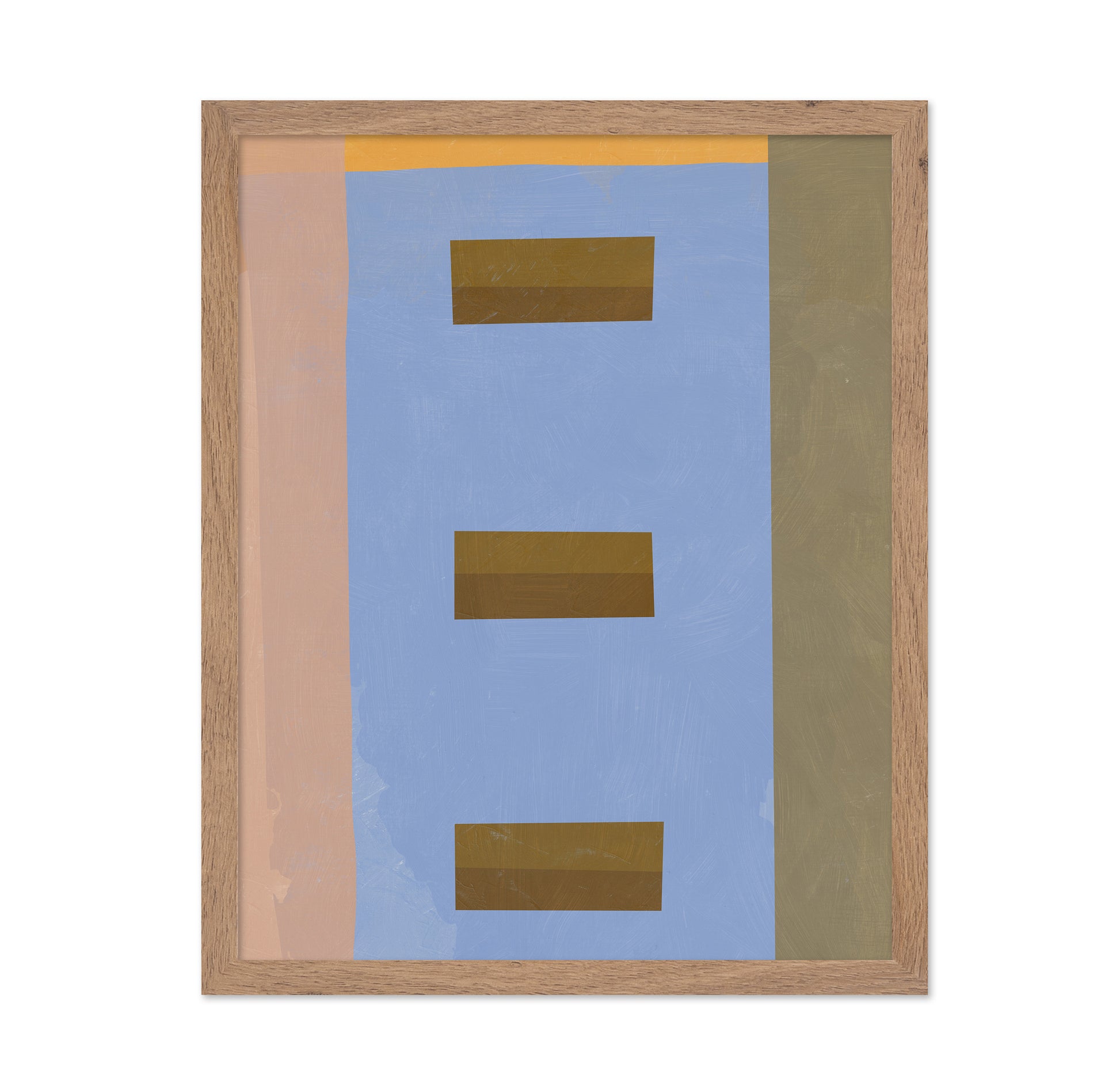 Abstract Blue Blocks