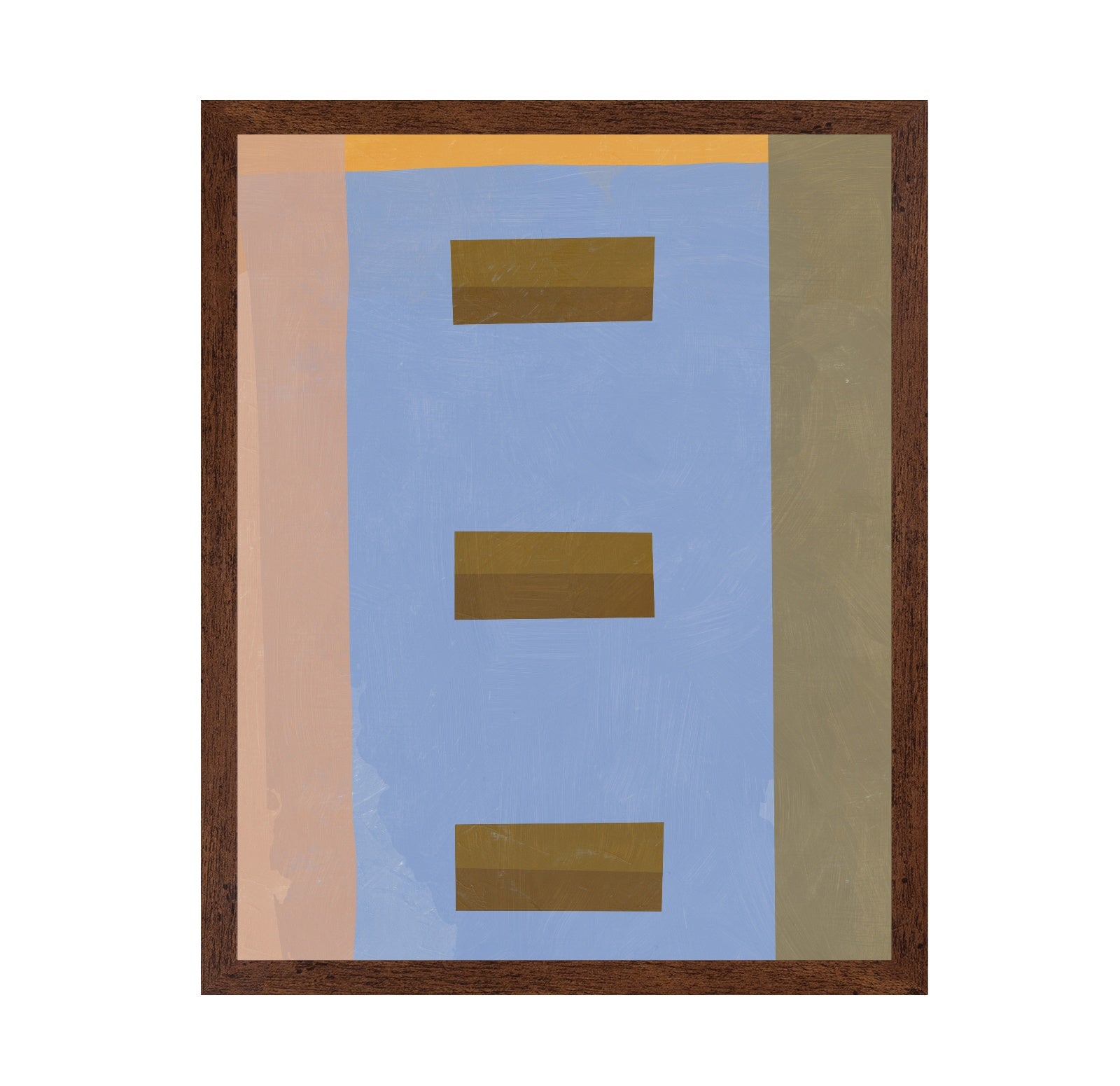 Abstract Blue Blocks