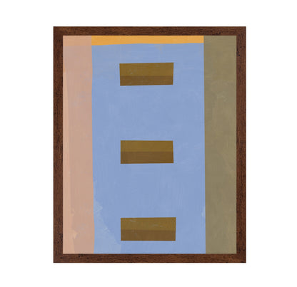 Abstract Blue Blocks