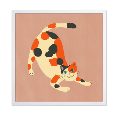 Playful Calico Cat