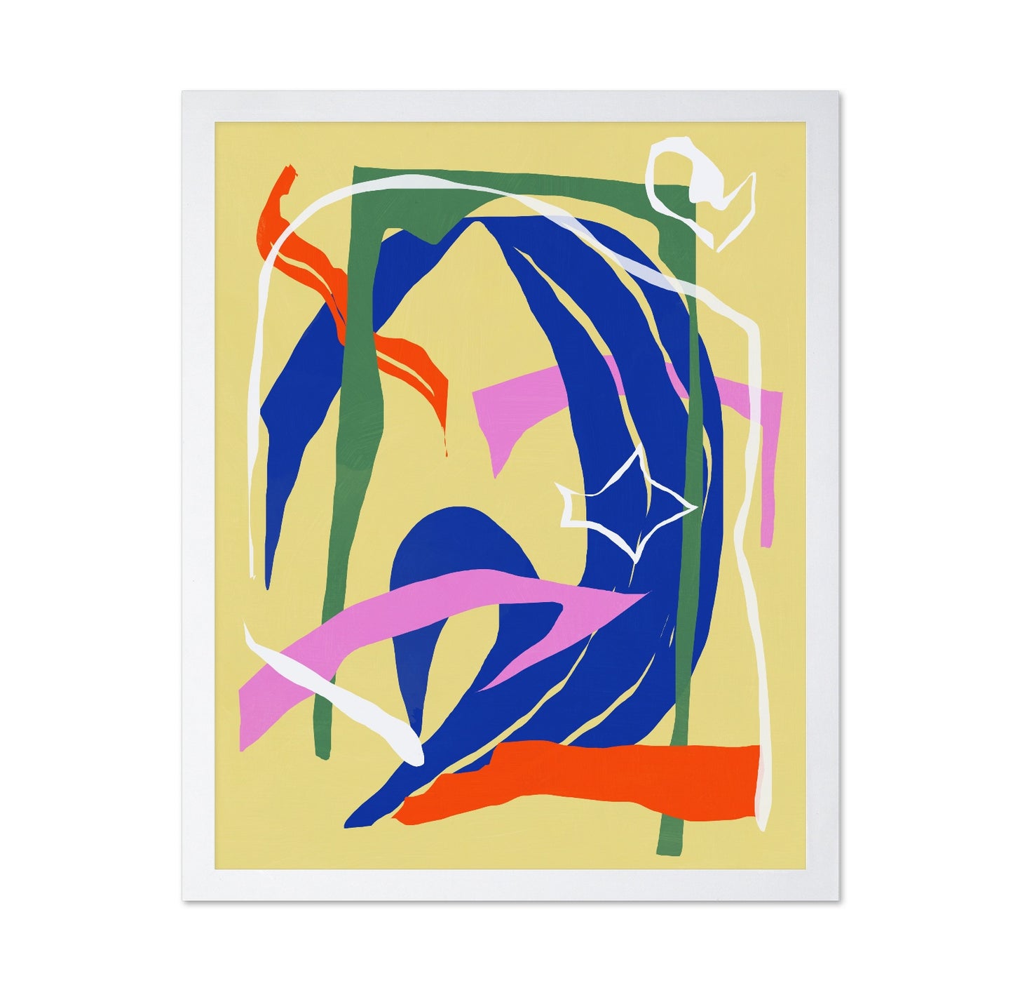 Paper Cut Out Abstract Arrangement