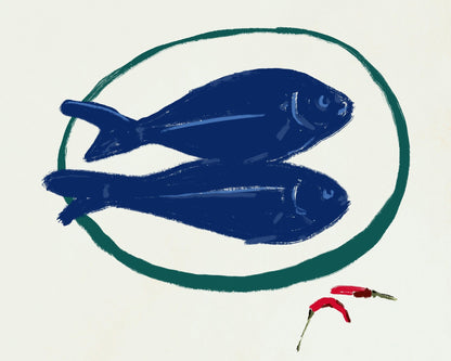 Blue Fish and Spice