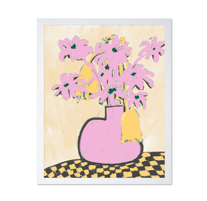 Pink Flowers In A Vase