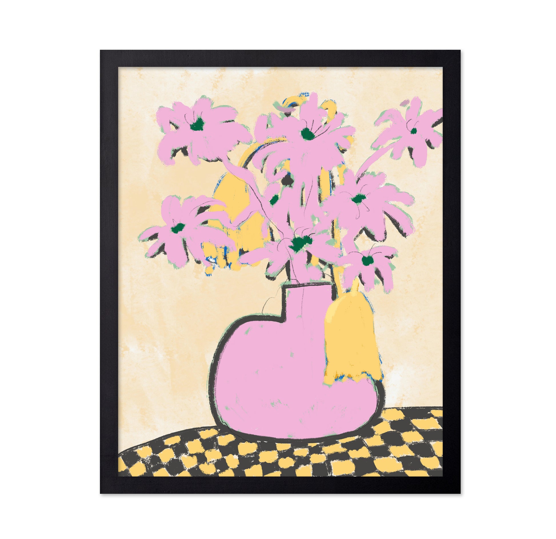 Pink Flowers In A Vase