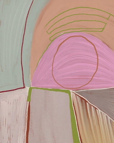 Geometric Shapes and Pastel Colors