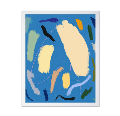 Bold Color Brushstrokes No1
