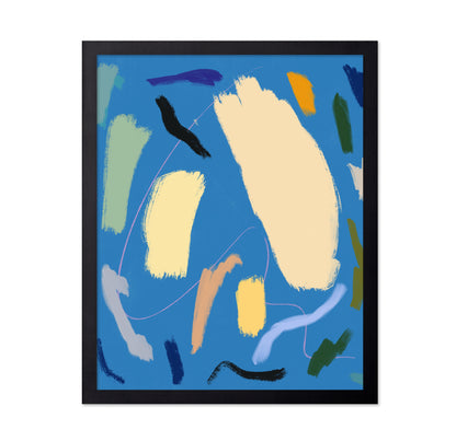 Bold Color Brushstrokes No1