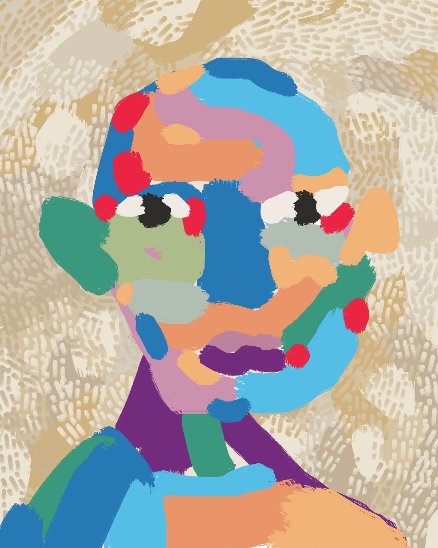 Little Dean Painted Portrait