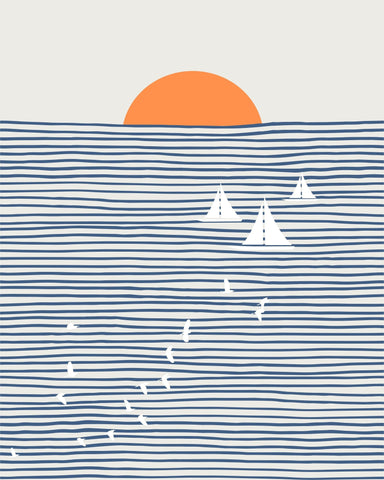 Three White Sails