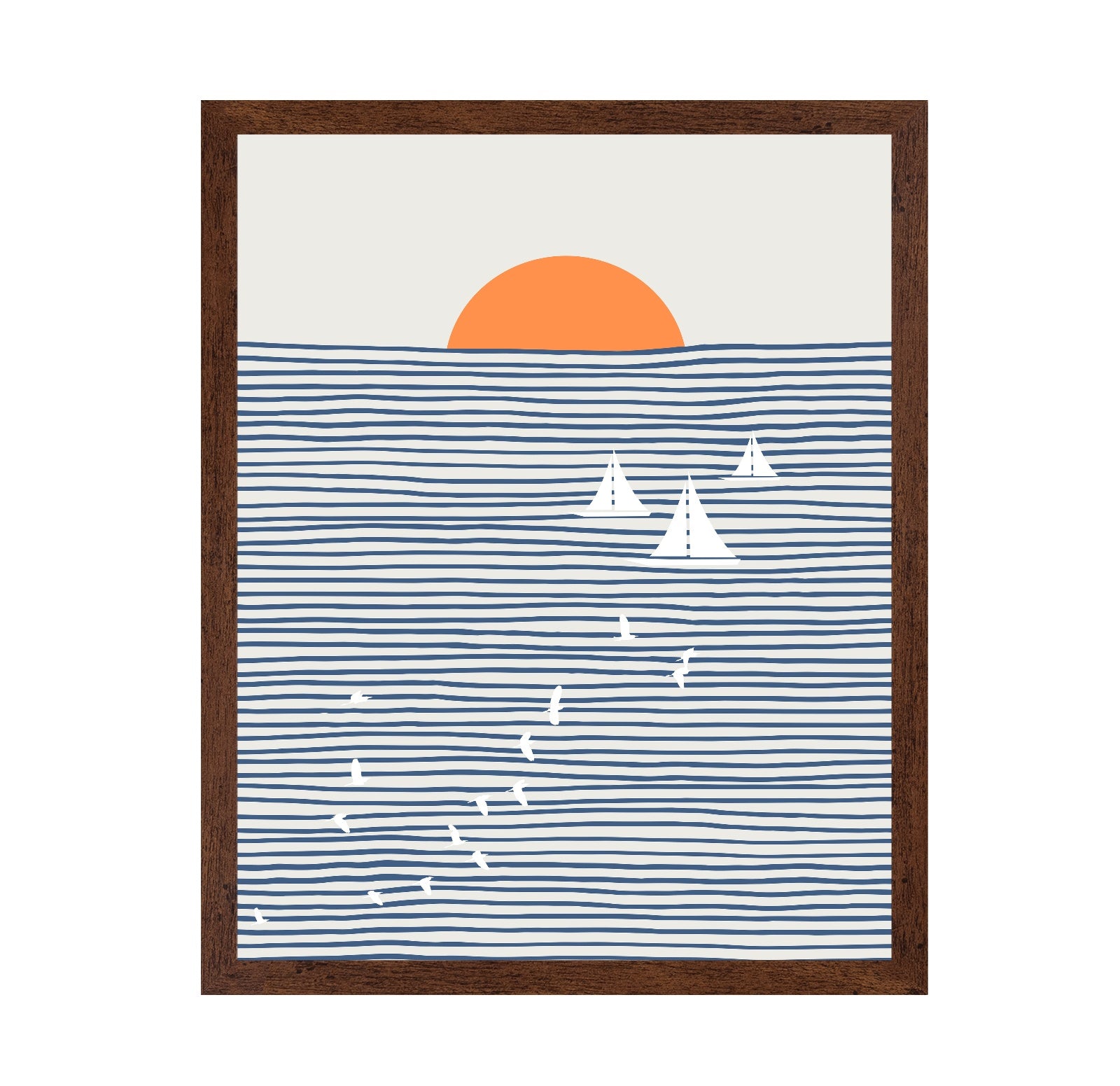 Three White Sails