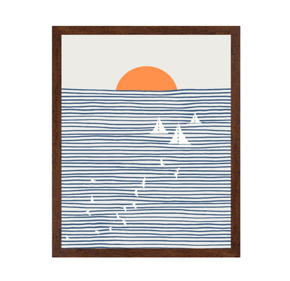 Three White Sails