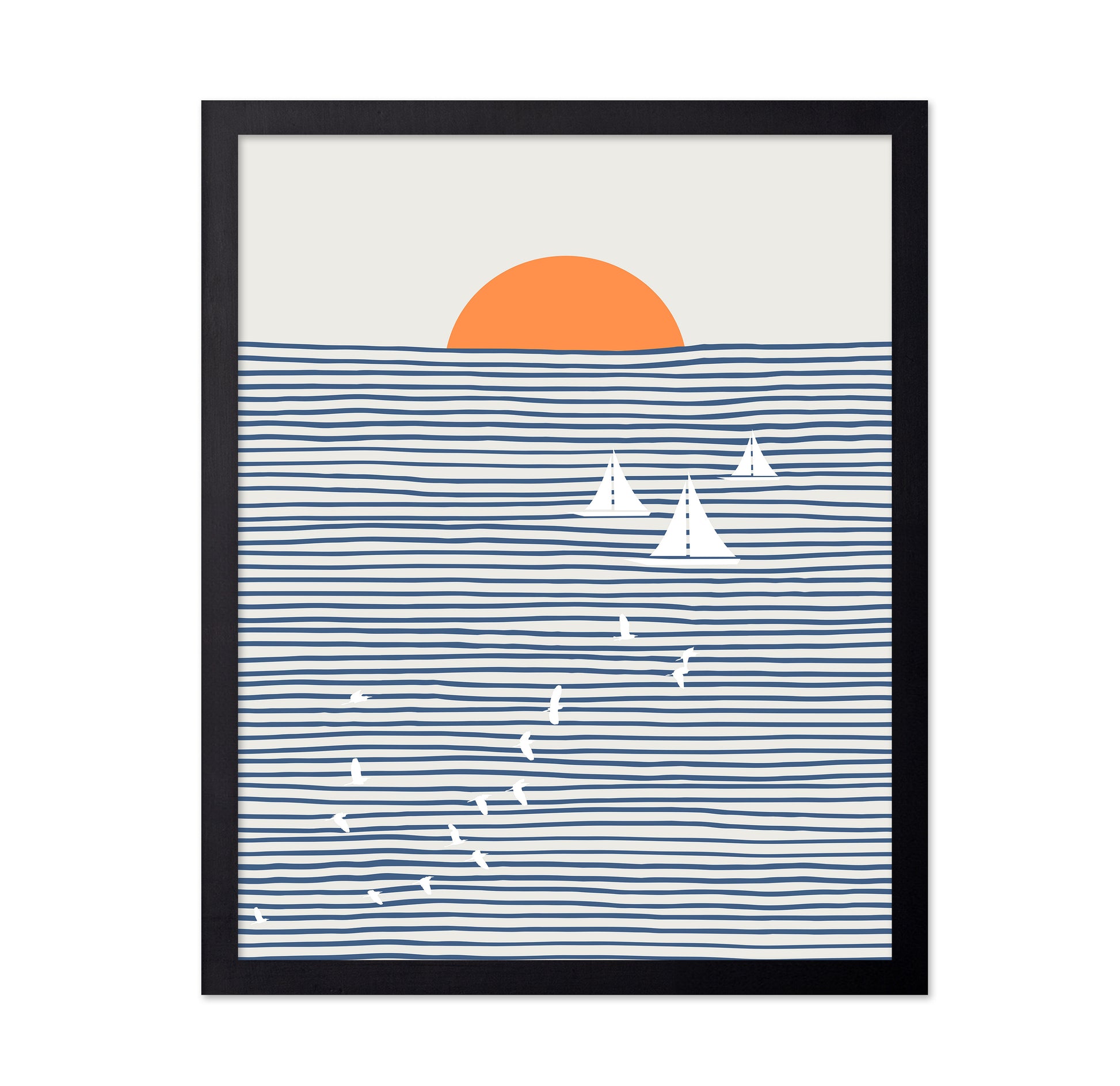 Three White Sails