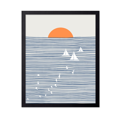 Three White Sails