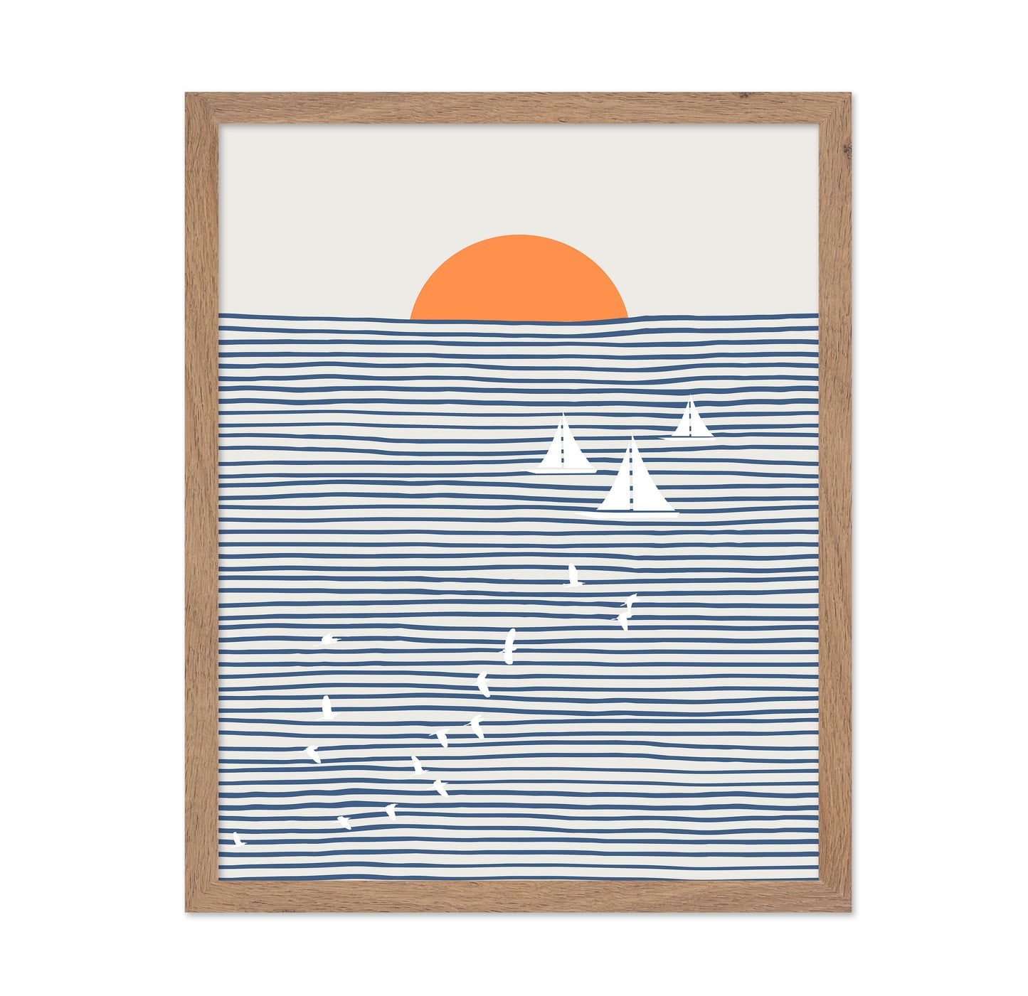 Three White Sails