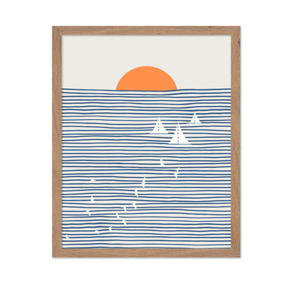 Three White Sails