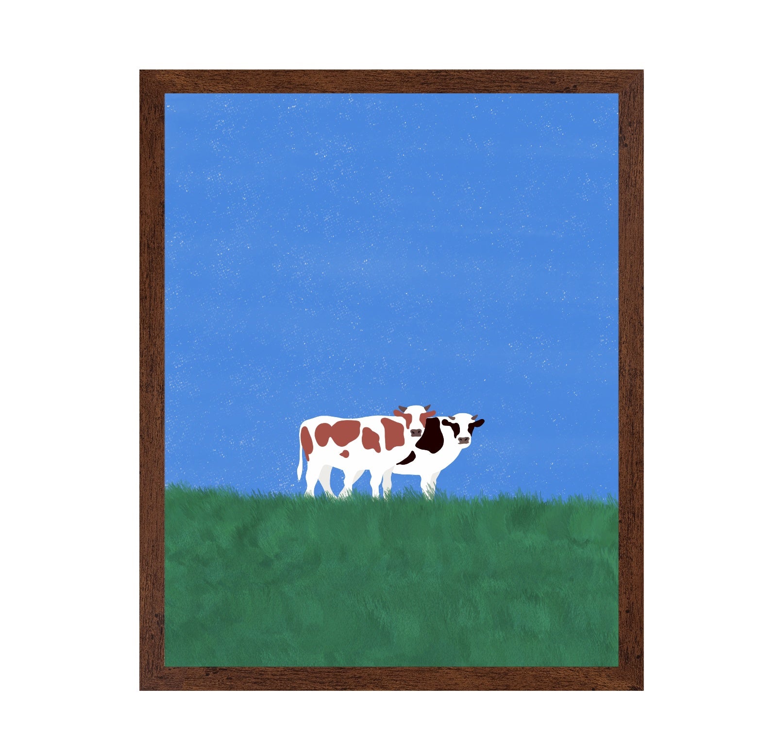 Cows In The Grass