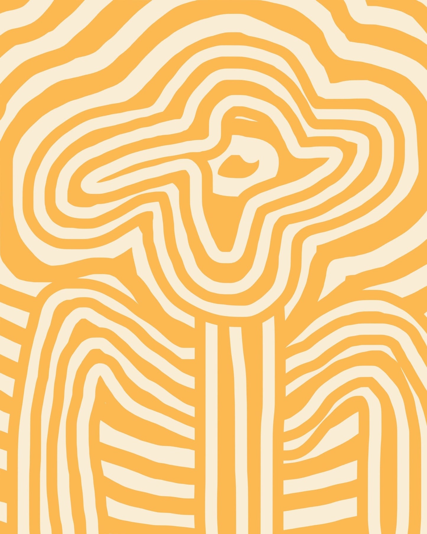 Yellow Striped Flower