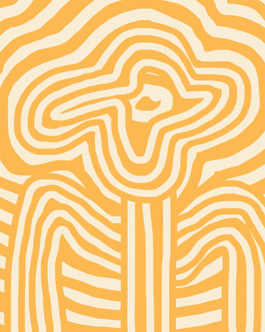 Yellow Striped Flower