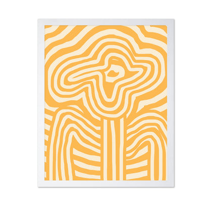 Yellow Striped Flower