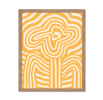 Yellow Striped Flower