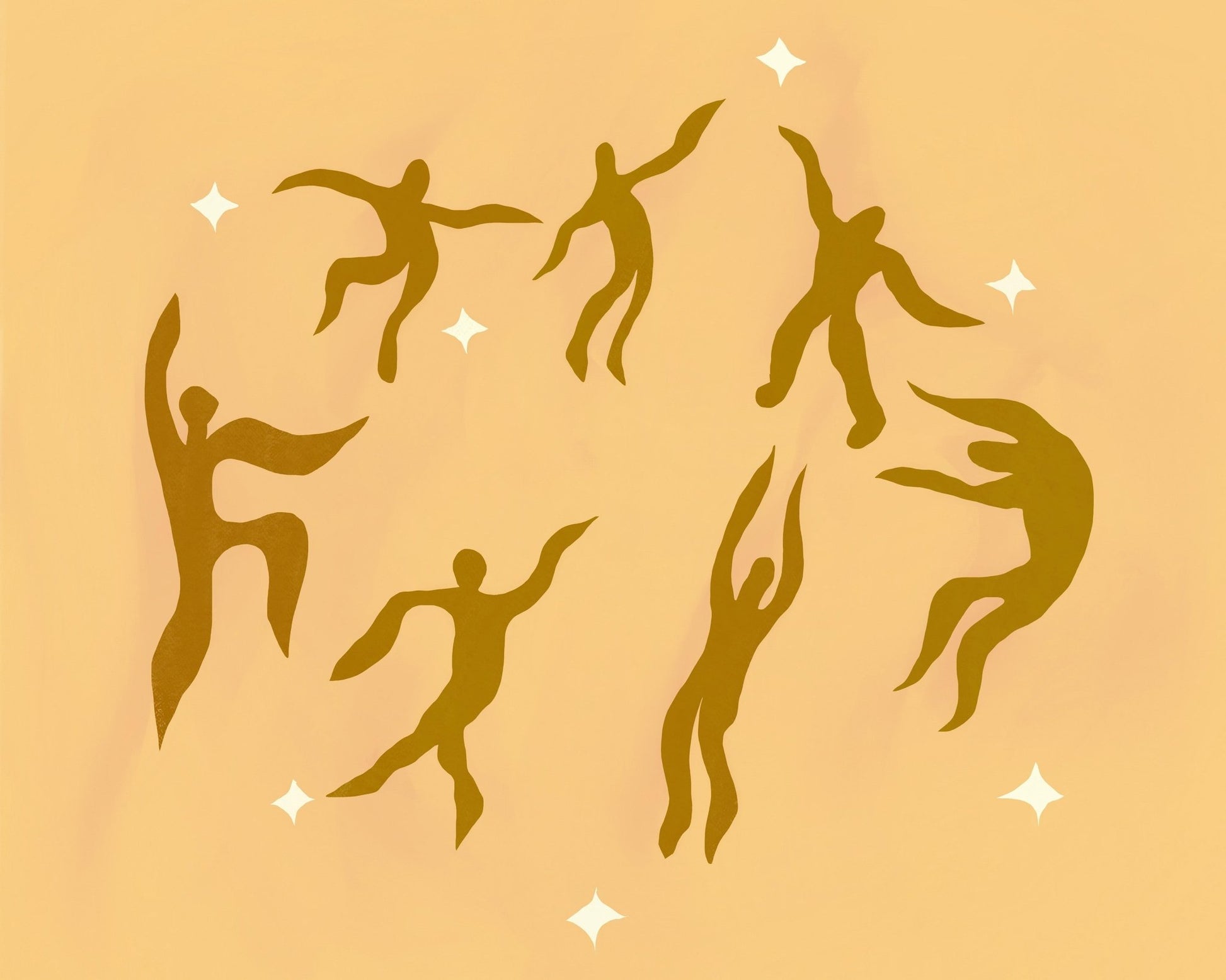Dancers Floating Gracefully