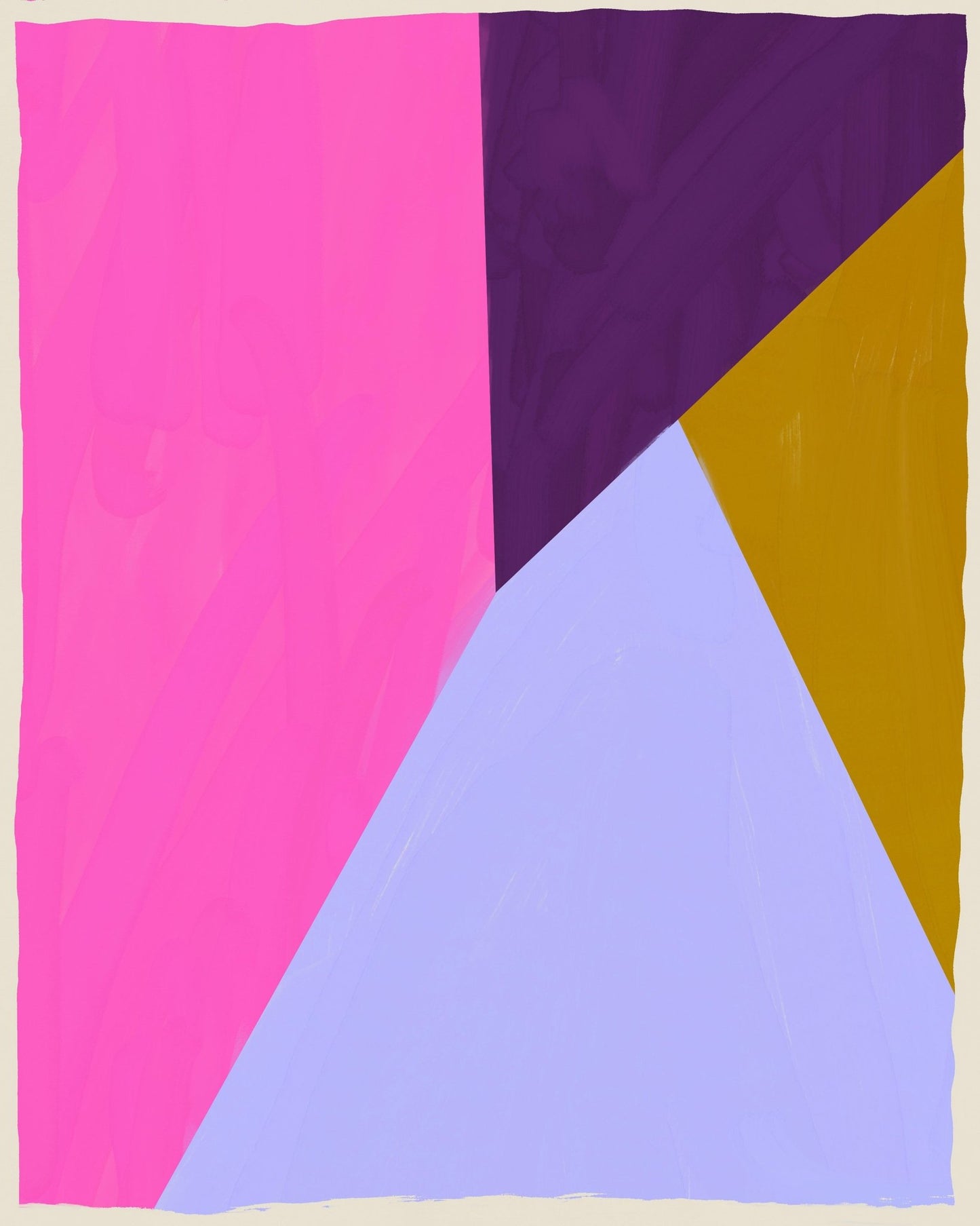 Geometric Color Block Composition