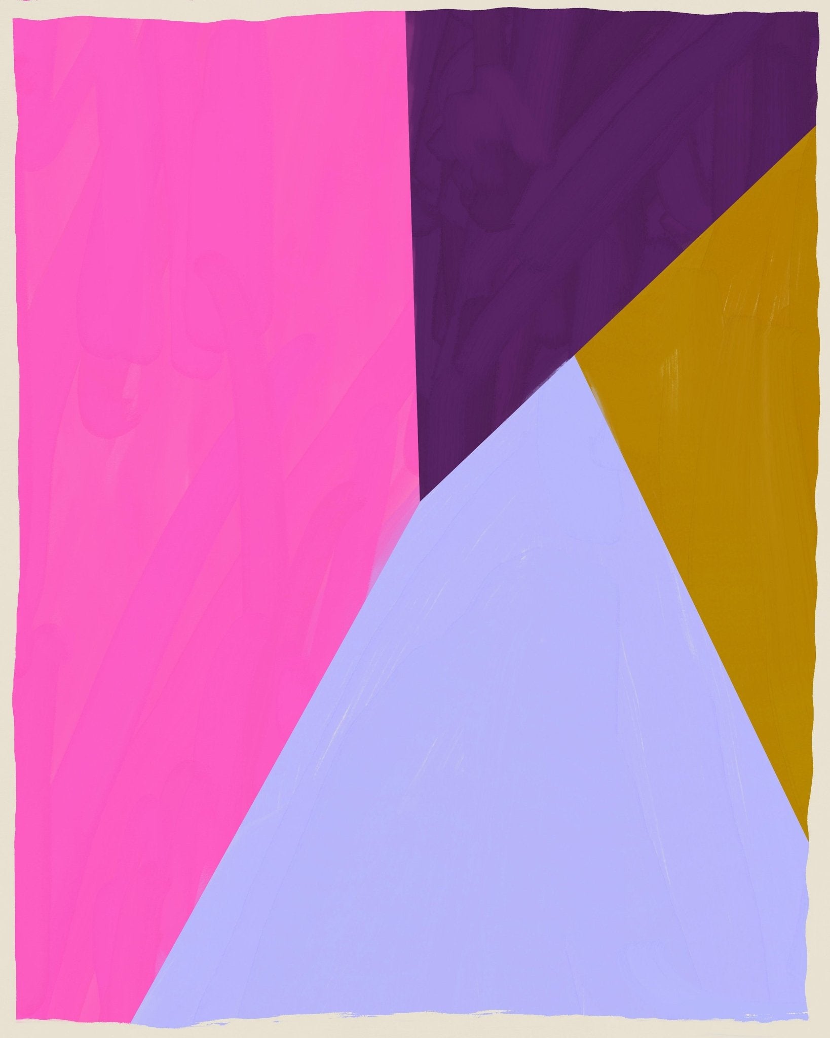 Geometric Color Block Composition