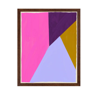 Geometric Color Block Composition