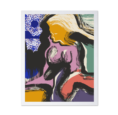 Sitting Muse Abstract
