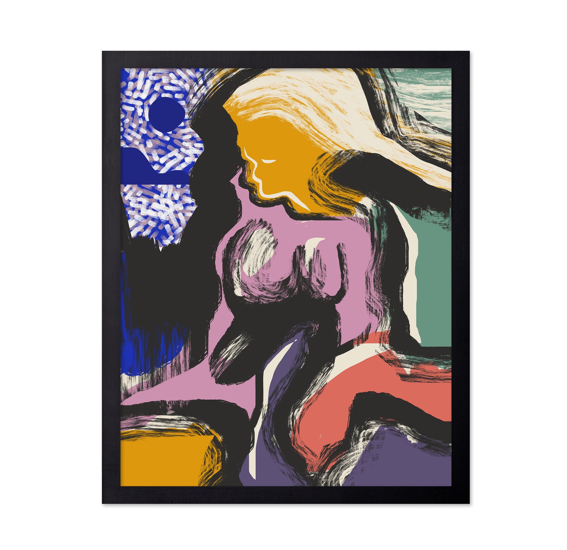 Sitting Muse Abstract