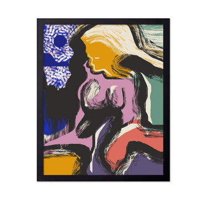Sitting Muse Abstract