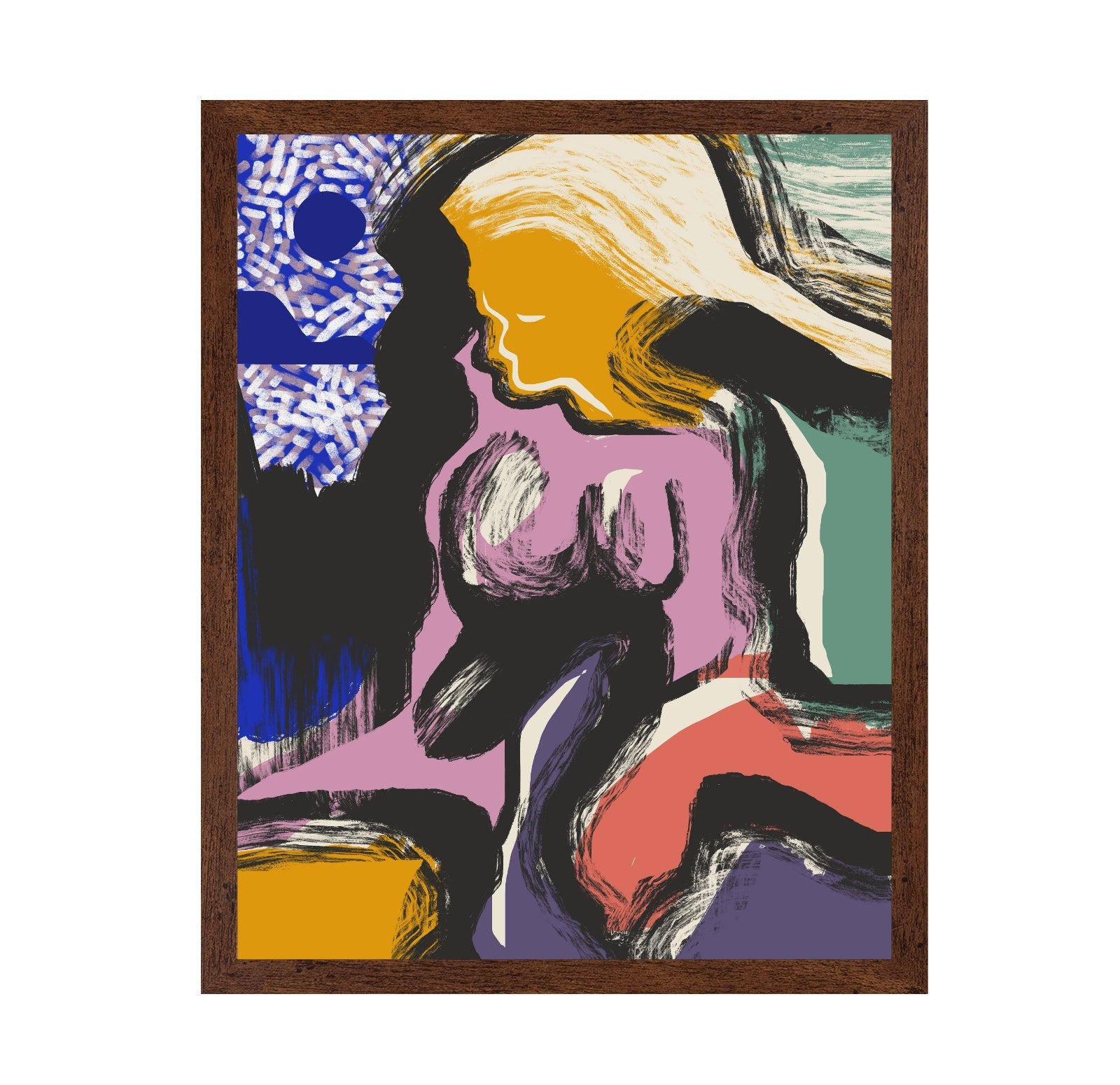 Sitting Muse Abstract