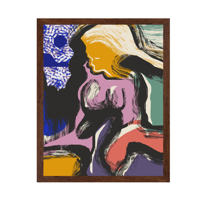 Sitting Muse Abstract