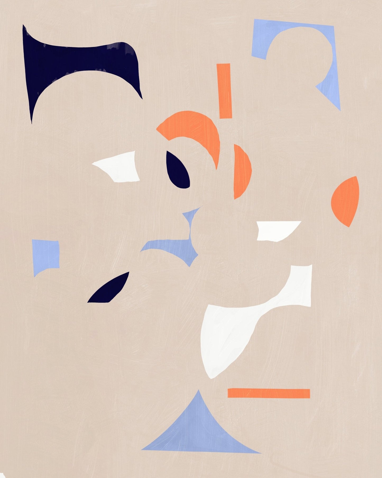 Geometric Shapes With Contrasting Colors