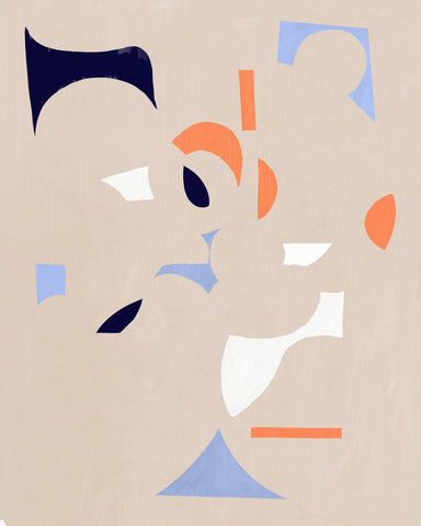 Geometric Shapes With Contrasting Colors
