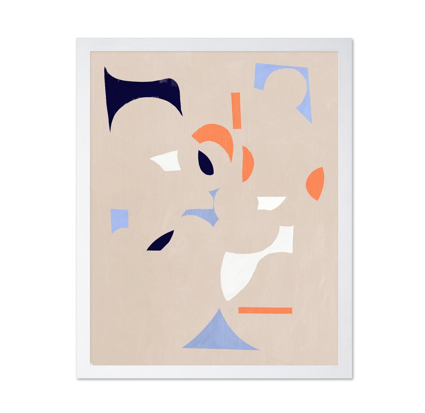 Geometric Shapes With Contrasting Colors