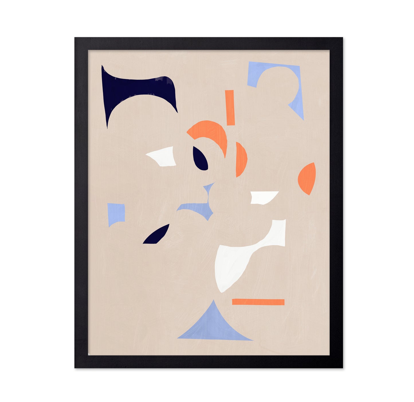 Geometric Shapes With Contrasting Colors