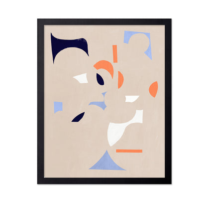 Geometric Shapes With Contrasting Colors