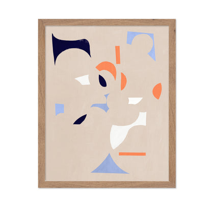 Geometric Shapes With Contrasting Colors