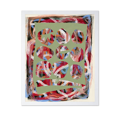 Chaos Color Large Abstract