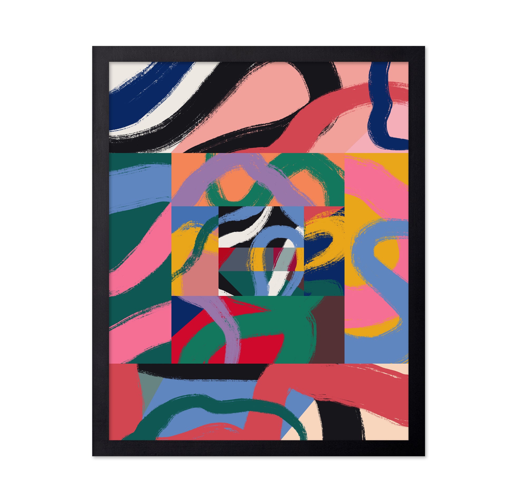 Colorful Line Ribbon Abstract