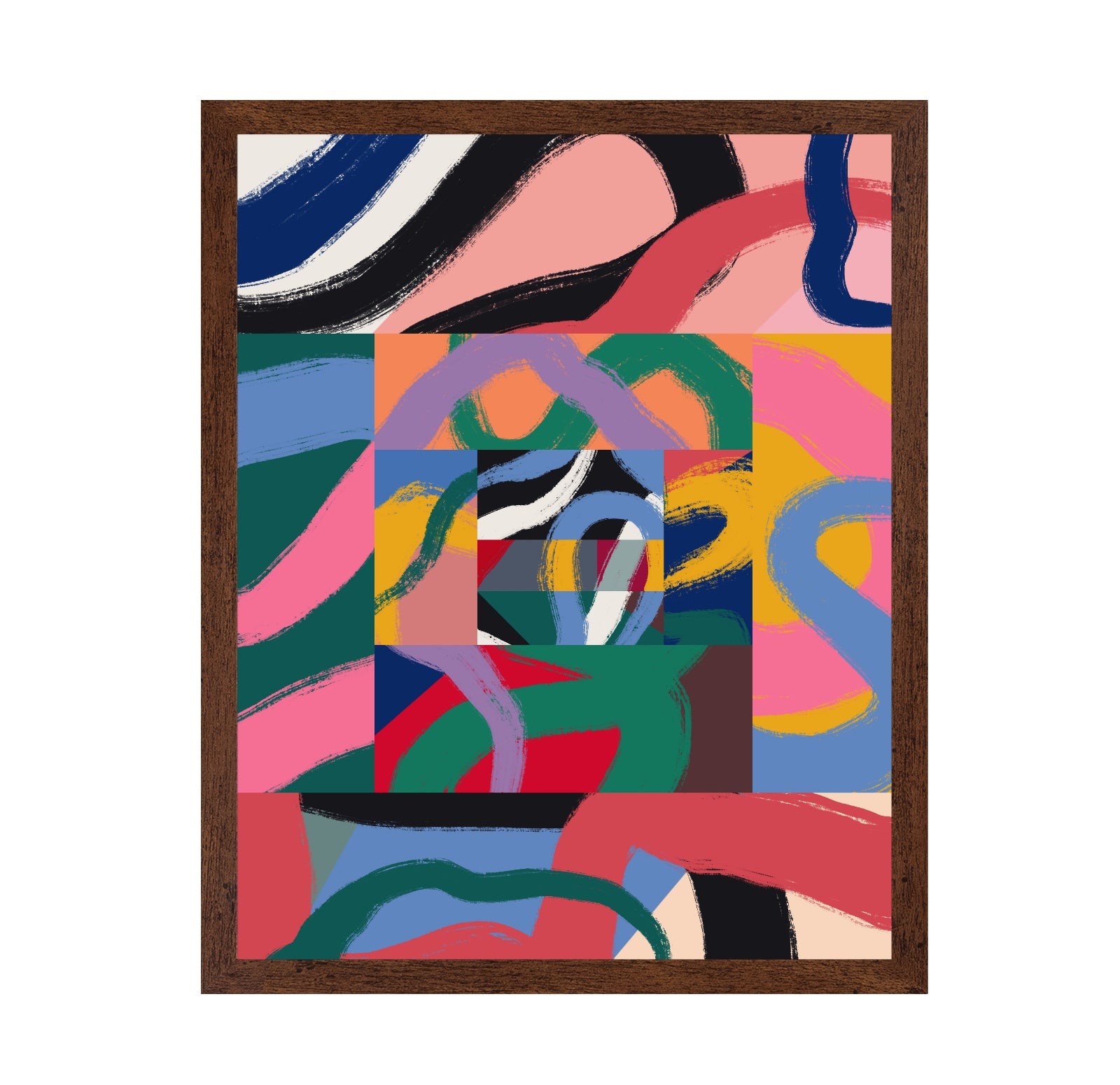 Colorful Line Ribbon Abstract