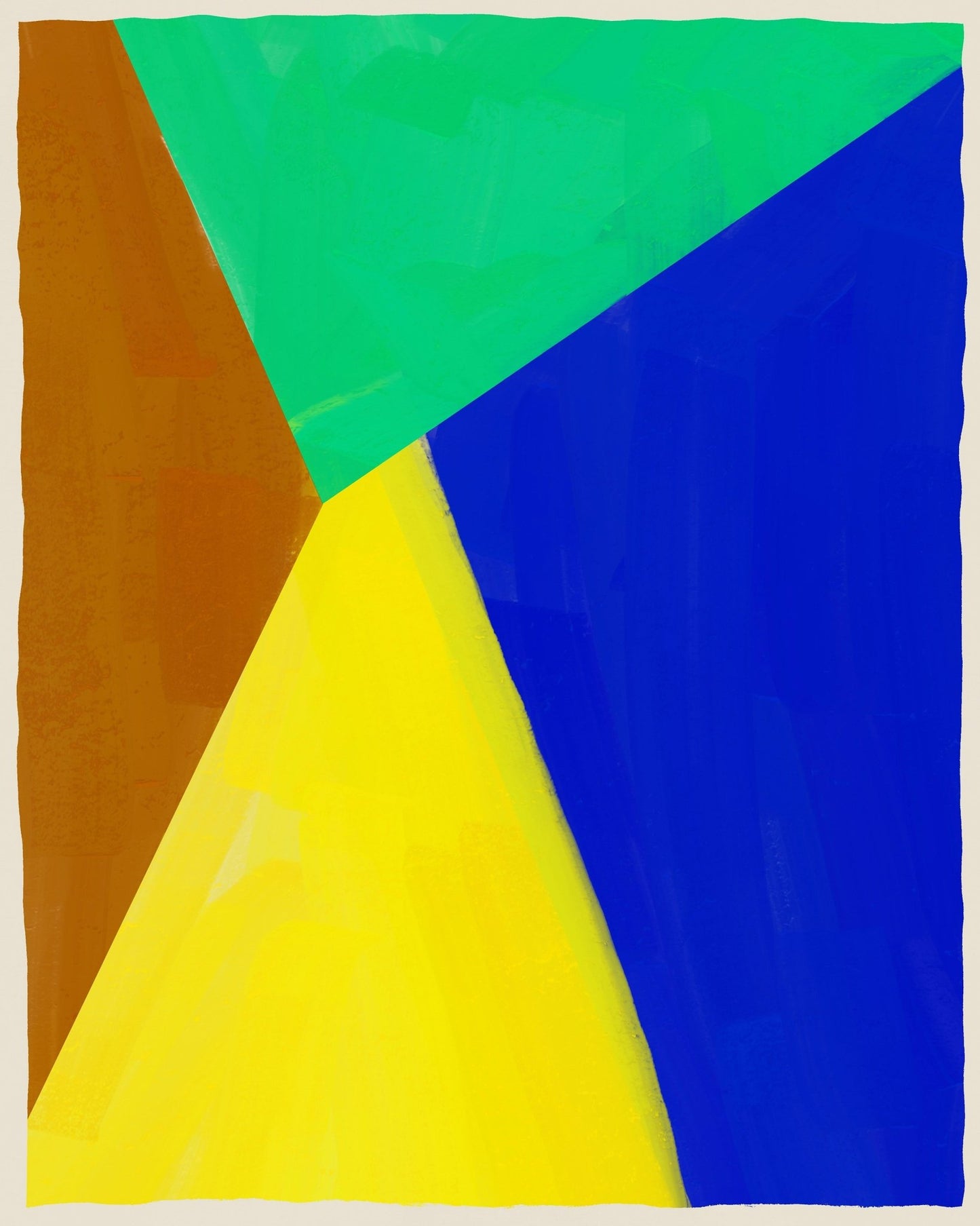 Geometric Color Blocks No1
