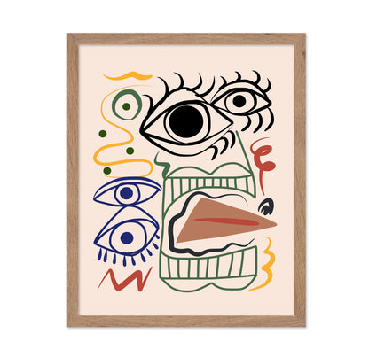 Line Art Bizarre Totem