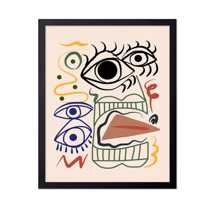 Line Art Bizarre Totem