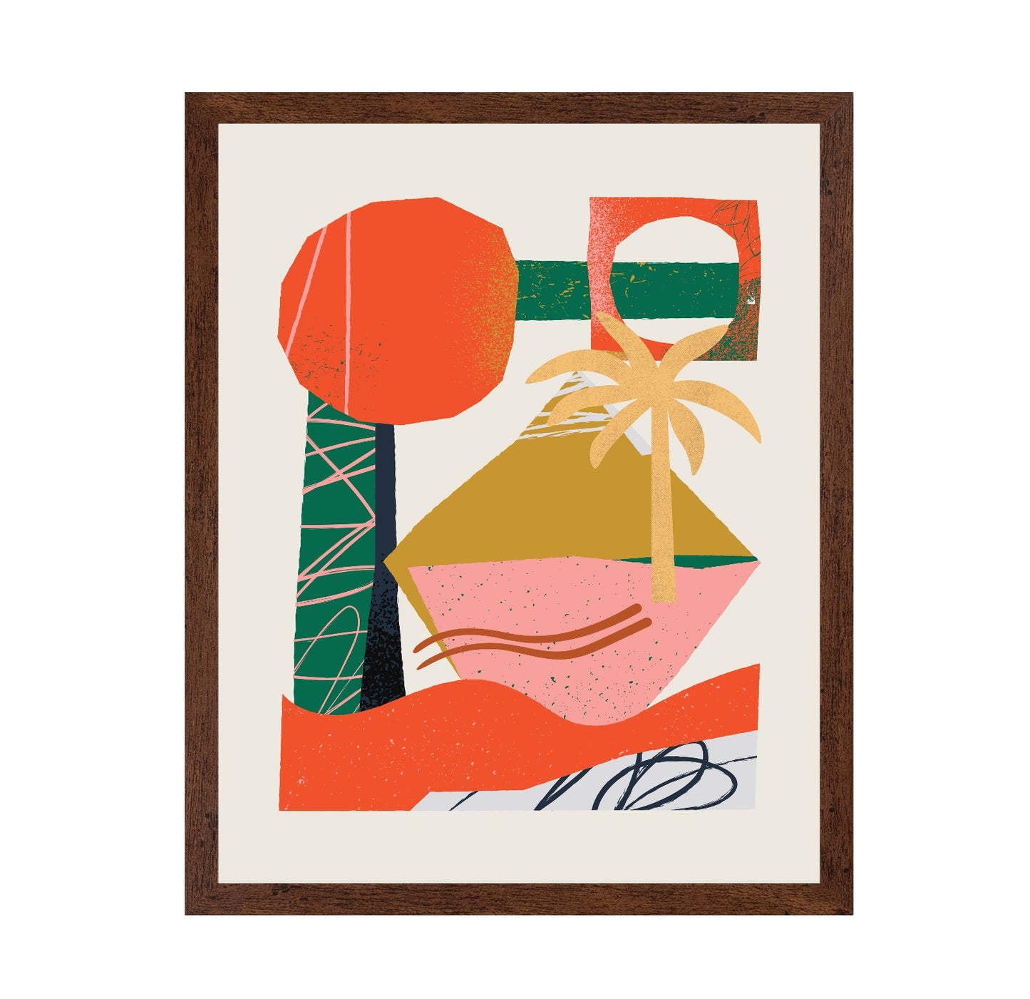 Abstract Beach Collage